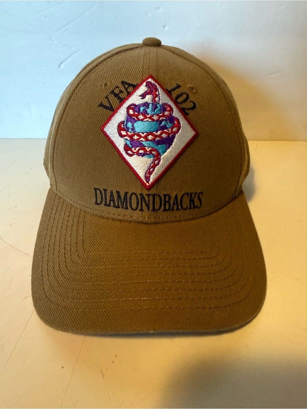 VFA-102 Diamondback Hat  Cap US Navy 50th Anniversary F18 F4 USS Maw Wow.